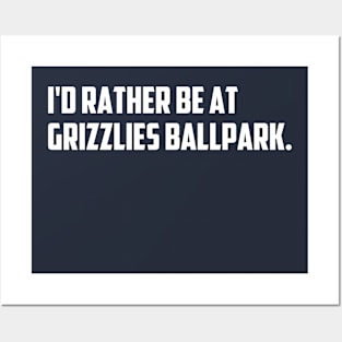 Grizzlies Ballpark Posters and Art